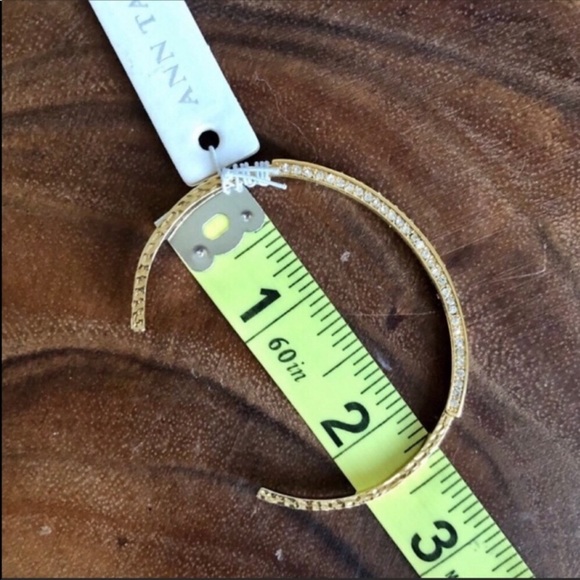 Modern gold rhinestone stack bracelet NEW - Picture 4 of 7